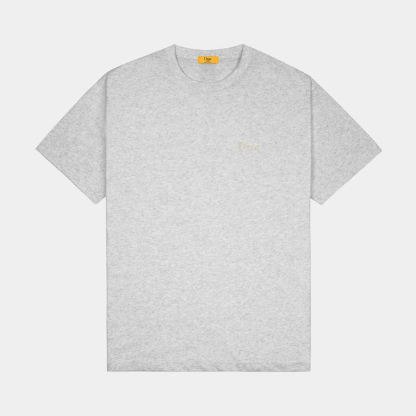 DIME CLASSIC SMALL LOGO TEE - HEATHER GREY - PLA