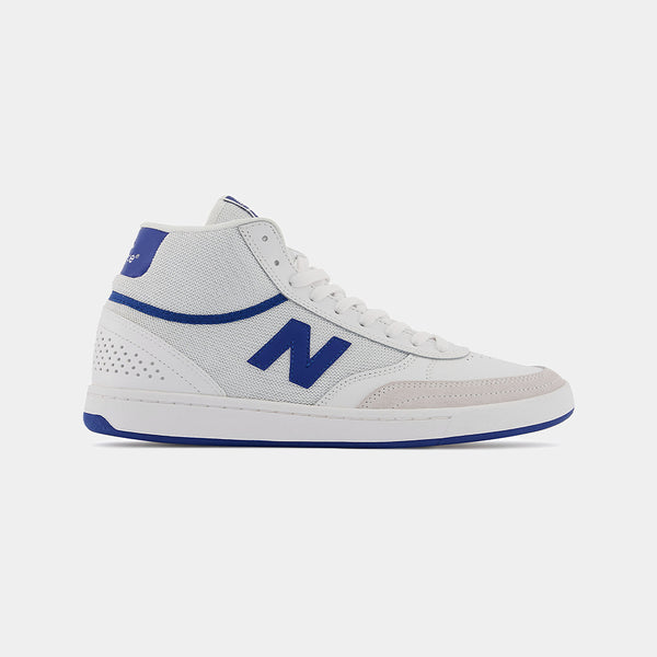 NEW BALANCE 440 HIGH- WHITE/ROYAL - PLA Skateboarding