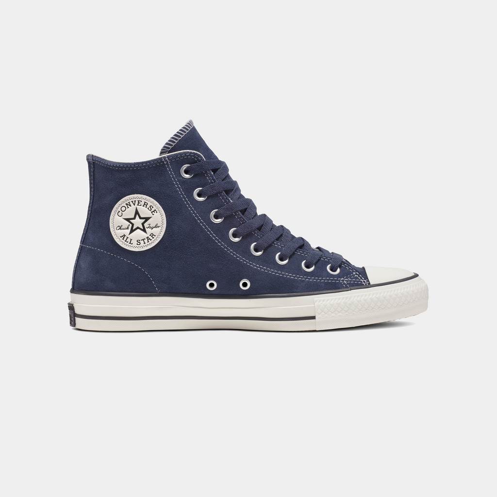 Navy blue best sale high top converse