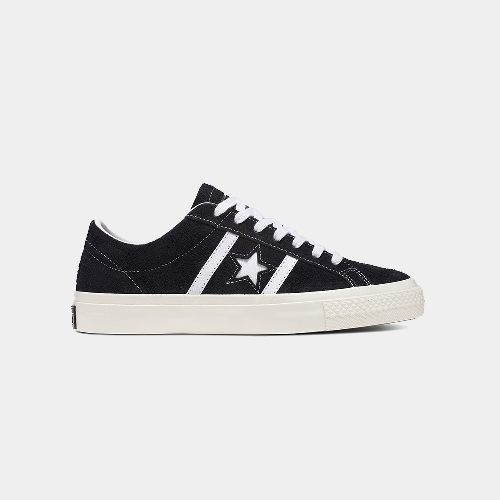 CONVERSE ONE STAR ACADEMY PRO OX - BLACK/EGRET A06426C - PLA Skateboarding