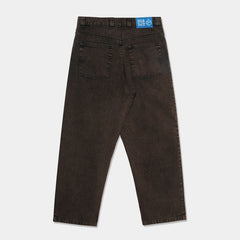 POLAR BIG BOY JEANS - BROWN BLACK - PLA Skateboarding